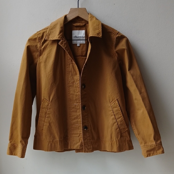 Madewell Jackets & Blazers - Madewell Northwoods Canvas Jacket Gold Women's XS